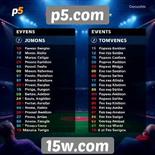 Eventos e torneios planejados para o p5.com